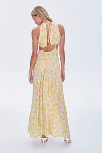 YELLOW/MULTI Floral Print Maxi Dress, image 4