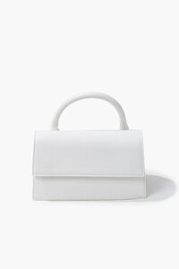 WHITE Structured Flap-Top Crossbody Bag, image 1
