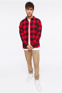 RED/BLACK Buffalo Plaid Flannel  Shirt, image 4