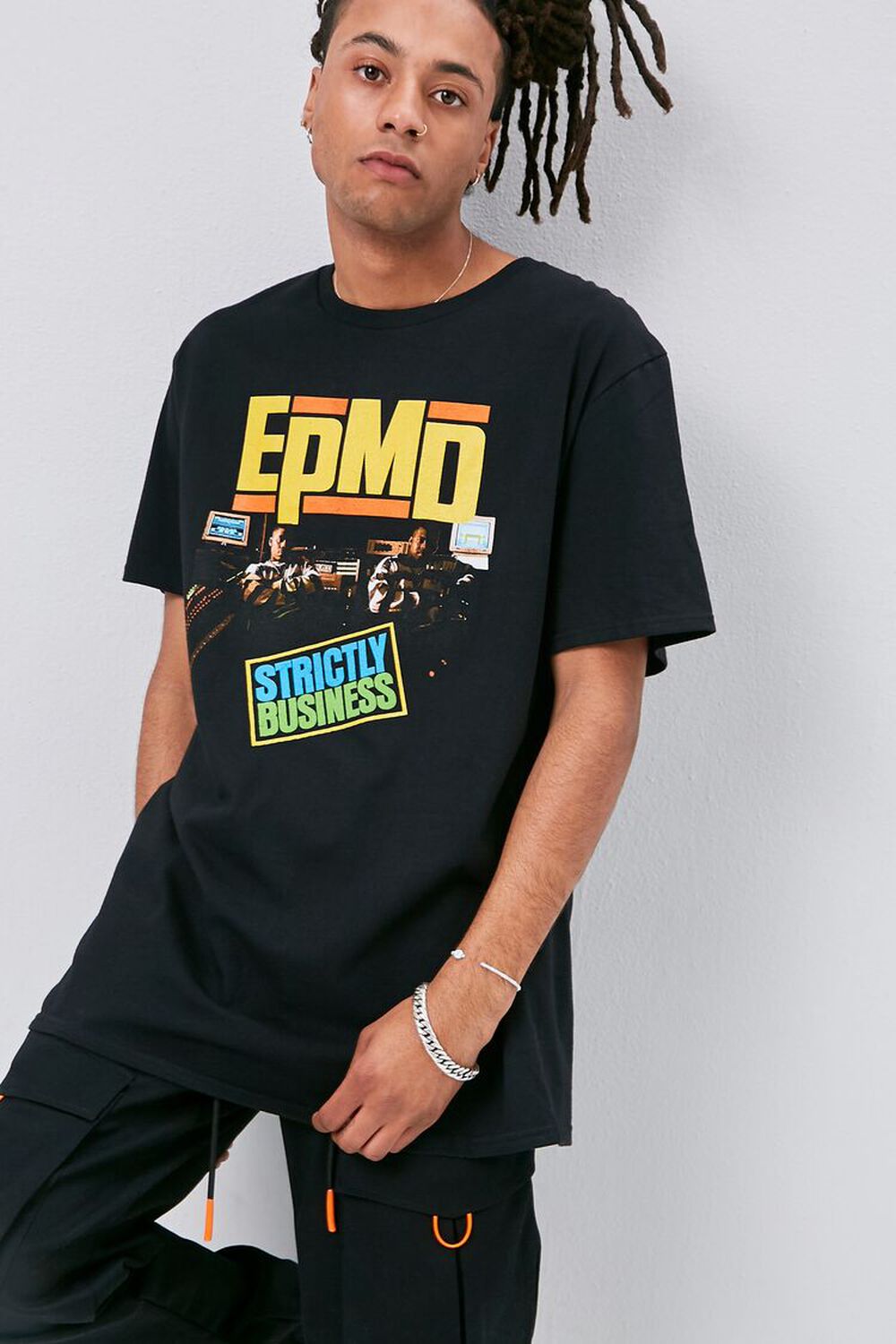BLACK/YELLOW EPMD Strictly Business Graphic Tee, image 1