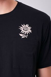 BLACK/PINK Embroidered Hazy Daze Graphic Tee, image 5