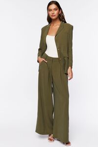 OLIVE High-Rise Wide-Leg Trousers, image 5