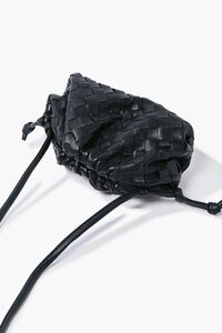 BLACK Crosshatch Pouch Crossbody Bag, image 3