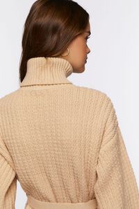 OATMEAL Turtleneck Mini Sweater Dress, image 3
