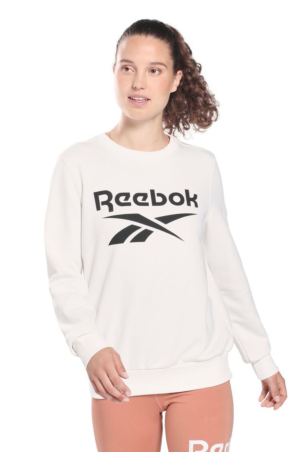 Fortløbende forkæle Ocean Reebok Identity Logo French Terry Crew Sweatshirt