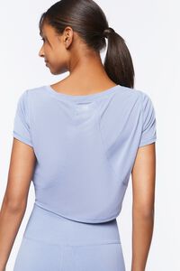 BLUE MIRAGE Active Boxy Cropped Tee, image 3