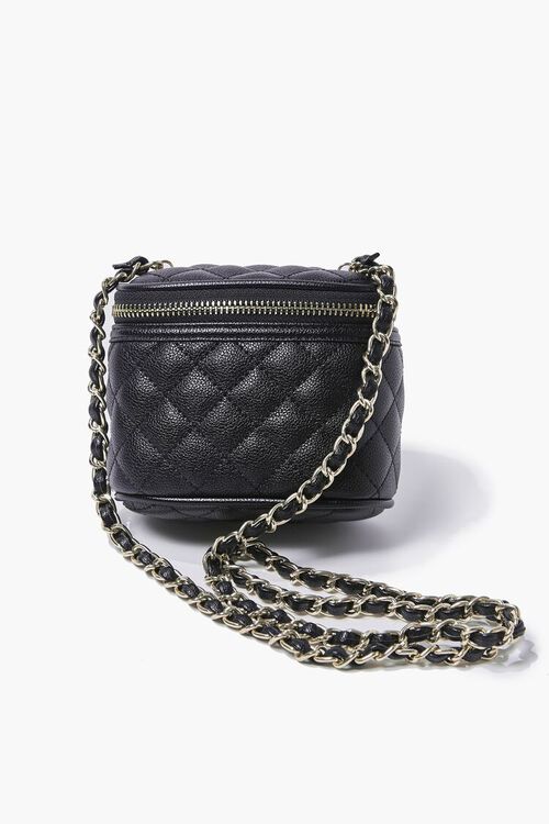 Quilted Faux Leather Crossbody Bag, image 4