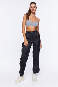SHADOW GREY Seamless Ribbed Bralette, image 4