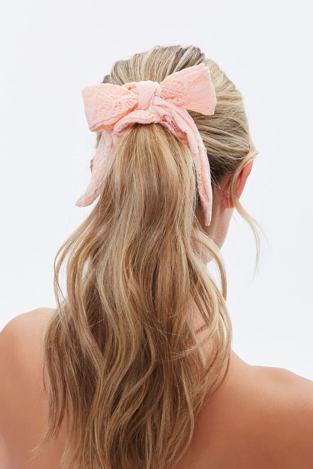 Lace Bow Scrunchie, image 1