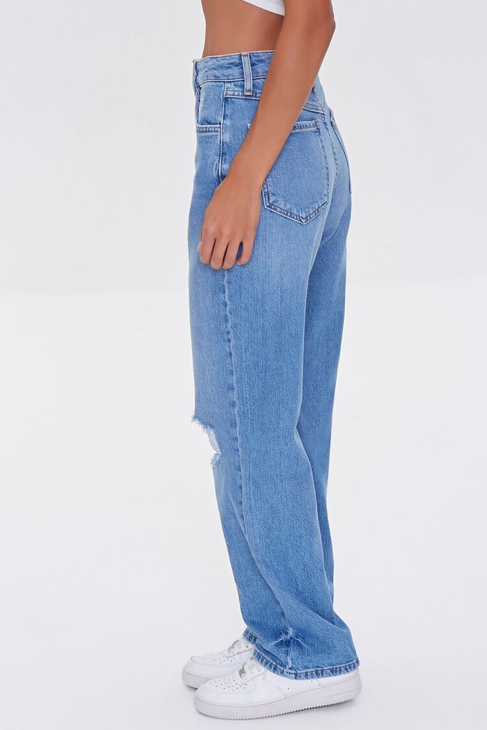 LIGHT DENIM Premium High-Waist 90s Fit Jeans, image 3