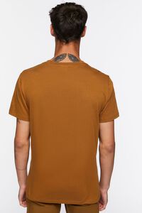 TAN/MULTI Organically Grown Cotton Happy Face Graphic Tee, image 3