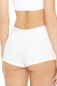 WHITE Seamless Shortie Panties, image 3