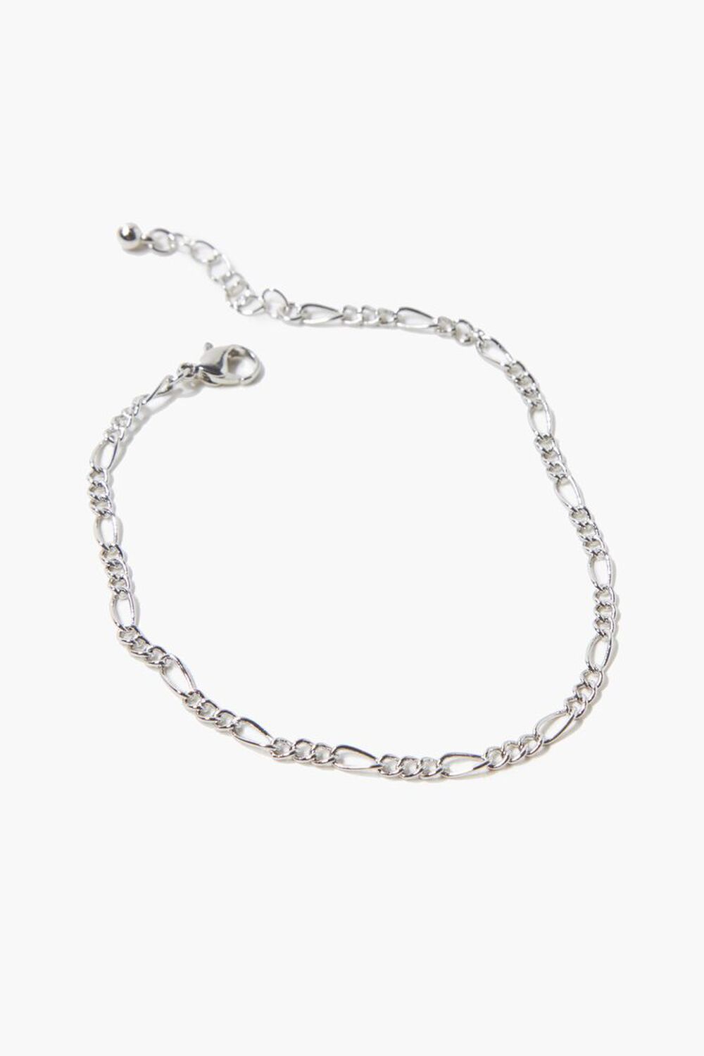 SILVER Curb Chain Anklet, image 1