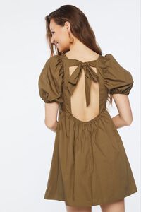 OLIVE Puff-Sleeve Mini Dress, image 3