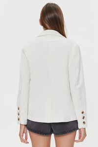 CREAM Cotton-Blend Button-Front Blazer, image 3