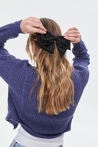 BLACK Oversized Hair Bow, image 1