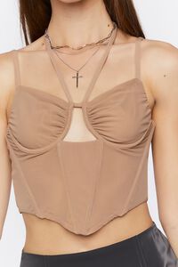 Cropped Cutout Bustier Cami, image 5
