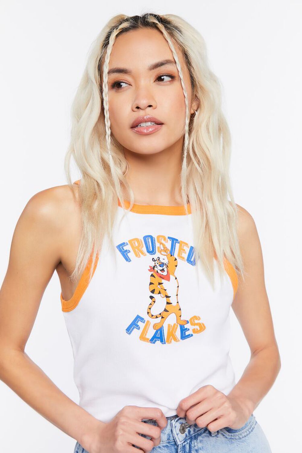 WHITE/MULTI Frosted Flakes Graphic Tank Top, image 1
