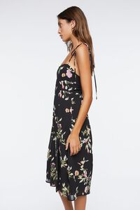 BLACK/MULTI Floral Print Sweetheart Dress, image 2
