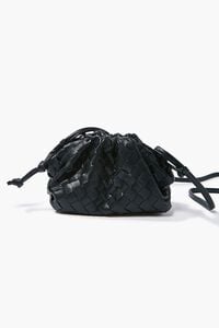BLACK Crosshatch Pouch Crossbody Bag, image 1