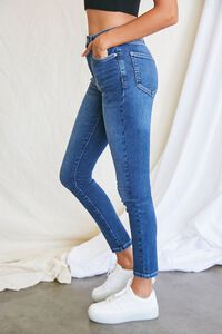 MEDIUM DENIM Skinny High-Rise Jeans, image 3