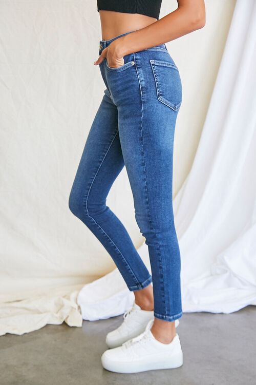 MEDIUM DENIM Skinny High-Rise Jeans, image 3