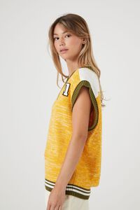 YELLOW/MULTI Marled Colorblock Sweater Vest, image 2