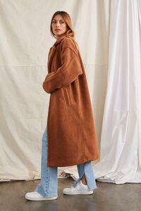 CAMEL Plush Drop-Sleeve Coat, image 2