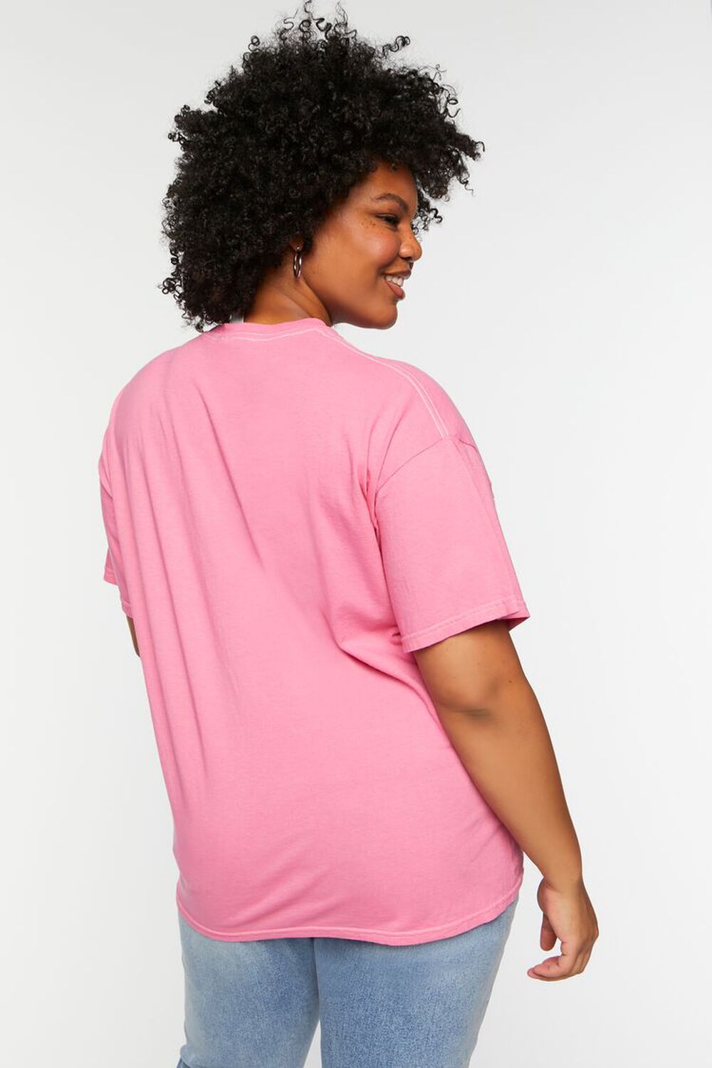 PINK/MULTI Plus Size Racing Legend Graphic Tee, image 3