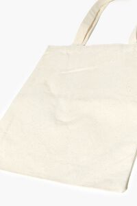 NATURAL/MULTI Good Vibes Graphic Tote Bag, image 3