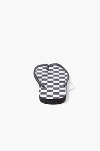 BLACK/WHITE Checkered Thong Flip-Flops, image 3