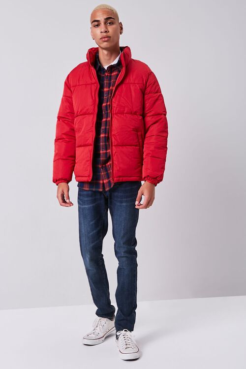 RED Recycled Puffer Jacket, image 4