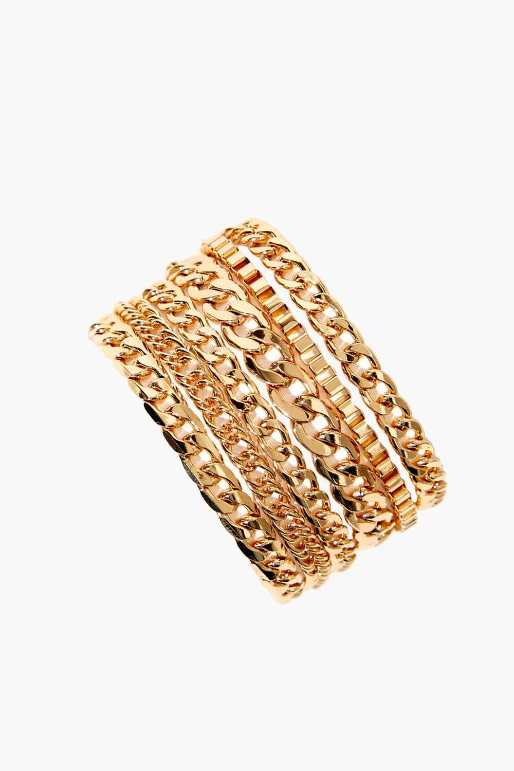 GOLD Chain Layered Bracelet, image 1