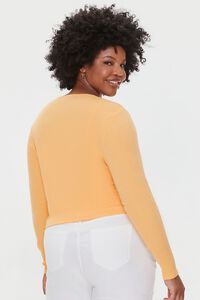 CANTALOUPE Plus Size Picot Cardigan Sweater, image 3