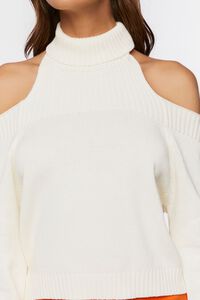 CREAM Open-Shoulder Turtleneck Sweater, image 5