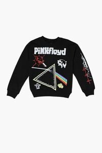 BLACK/MULTI Kids Pink Floyd Graphic Pullover (Girls + Boys), image 1