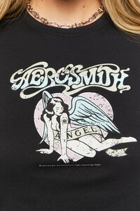 BLACK/MULTI Aerosmith Graphic Baby Tee, image 5