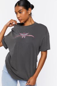 BLACK/MULTI Butterfly Graphic Tee, image 1