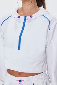 WHITE Active Cropped Anorak, image 5