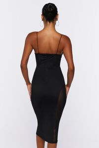 BLACK Cami Bodycon Midi Dress, image 3