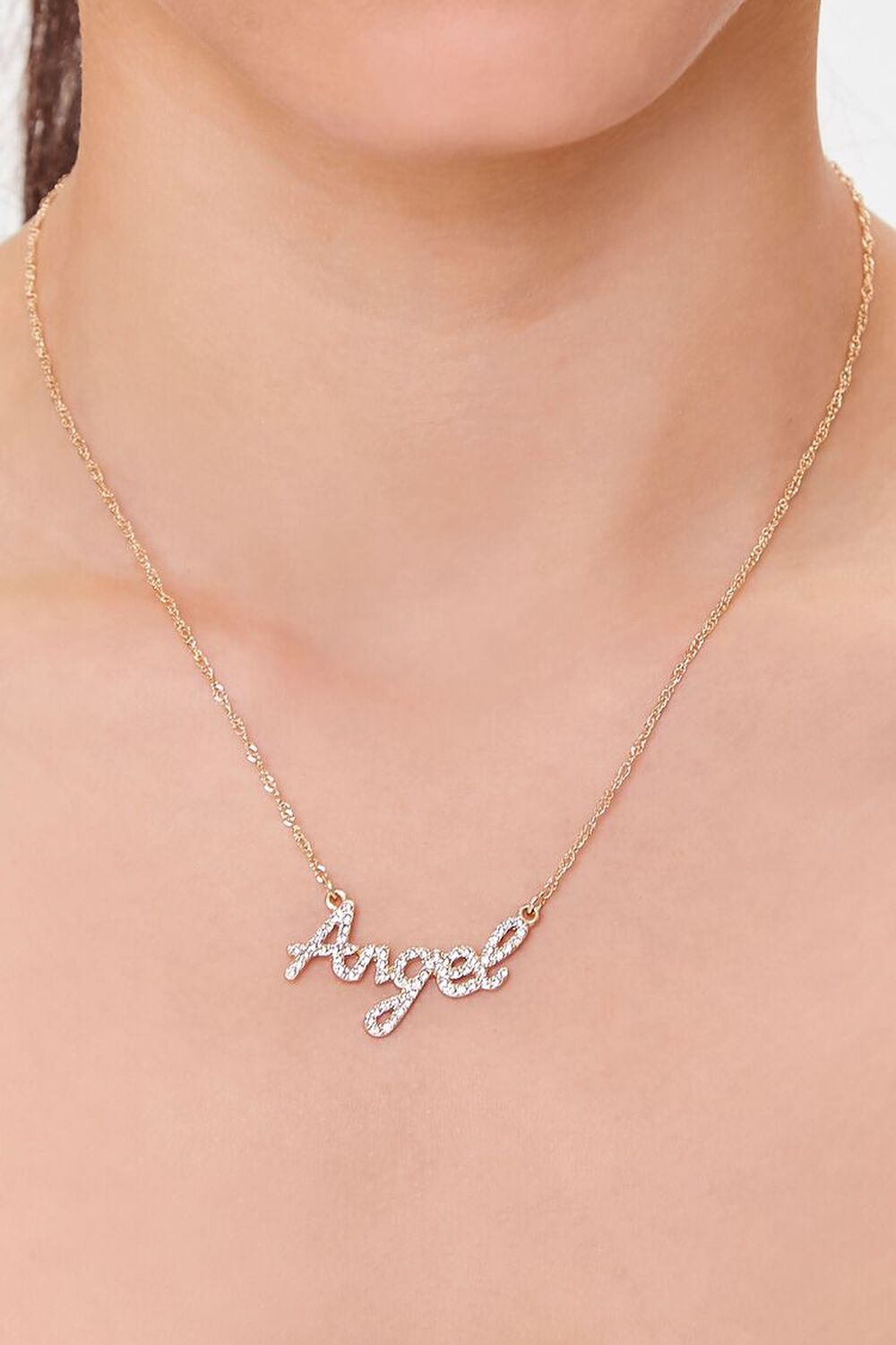 Angel Pendant Chain Necklace, image 1
