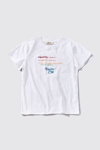 WHITE/MULTI Equality Graphic Tee, image 1