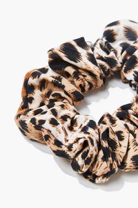 BLACK/BROWN Cheetah Print Scrunchie, image 2
