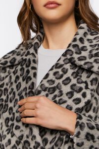 GREY/MULTI Leopard Print Duster Coat, image 5