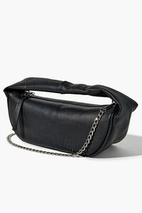 Faux Leather Baguette Bag, image 3