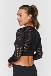 Active Seamless Netted Crop Top, image 3