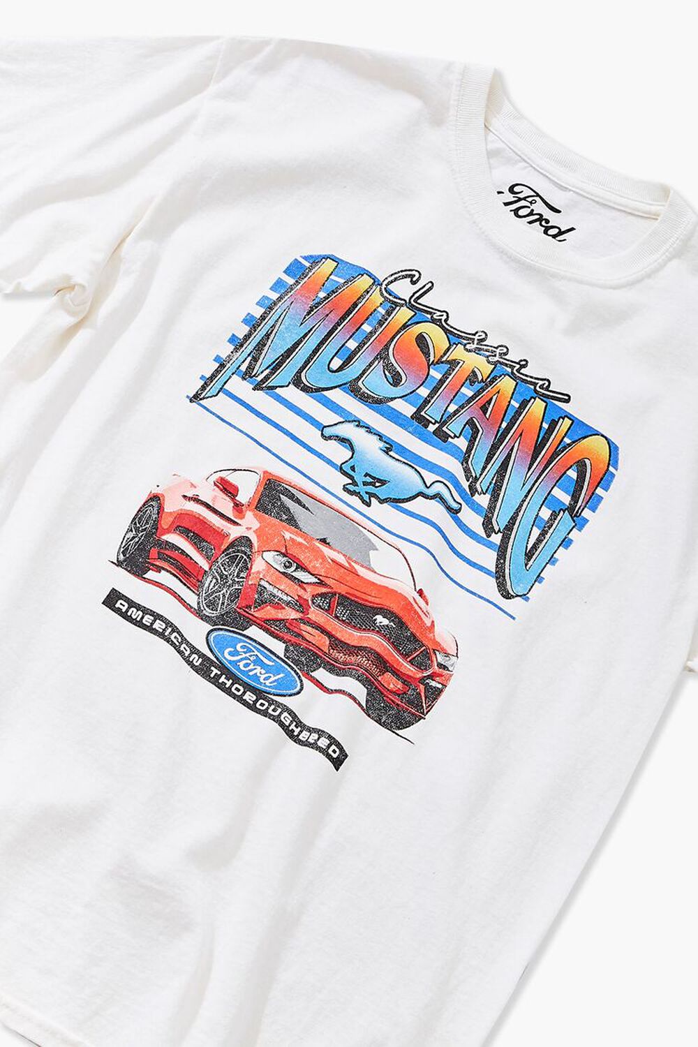 BEIGE/MULTI Ford Mustang Graphic Tee, image 3