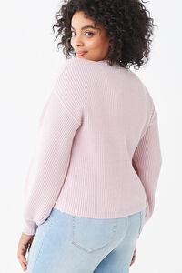 Plus Size Balloon-Sleeve Sweater, image 3