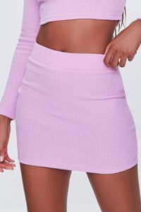 Ribbed Crop Top & Mini Skirt Set, image 6