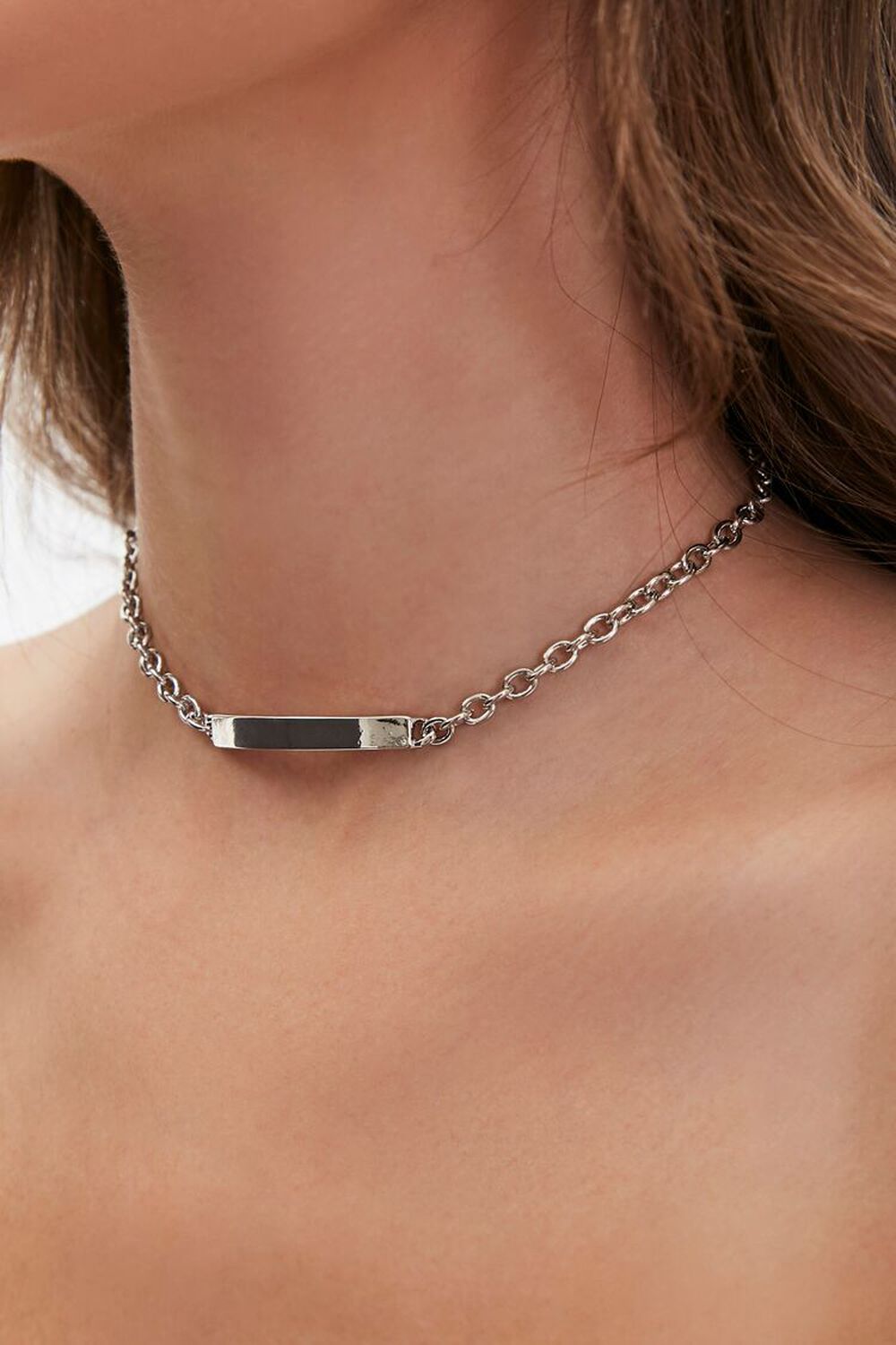 Bar Pendant Choker Necklace, image 1